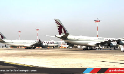Private Jet of Emir of Qatar in Tribhuvan International Airport - Aviation in Nepal